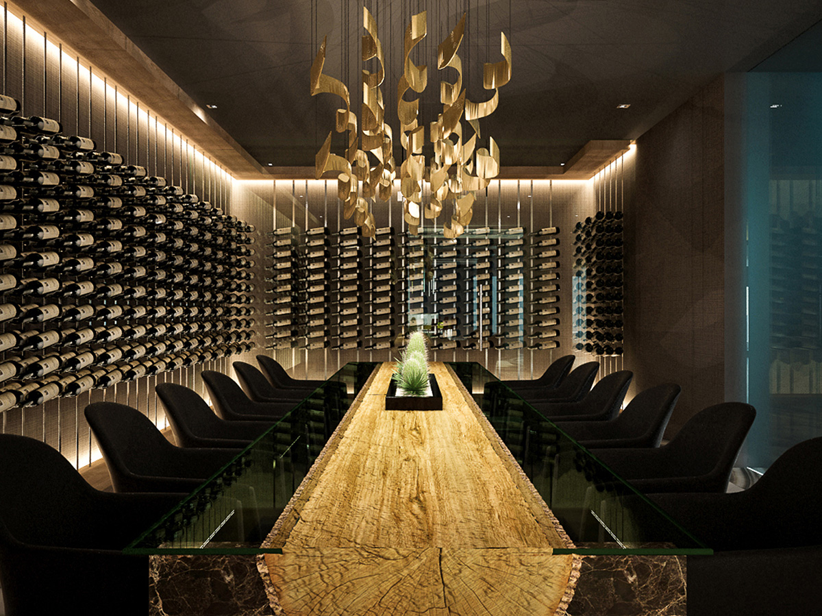 The club bar